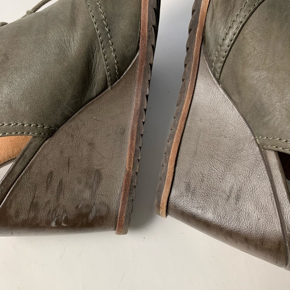 BIALA $120 Bayley Lace Up Bootie Wedges - Picture 6 of 12